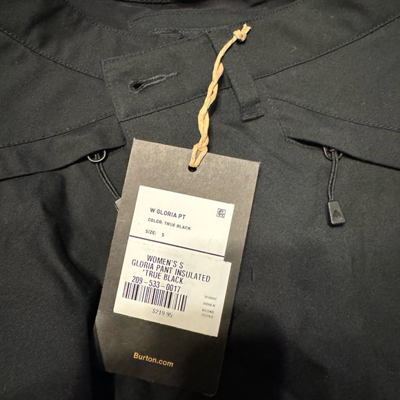Burton Women’s Gloria (ski/snow)Pant Insulated *True Black / size S - Picture 2 of 2